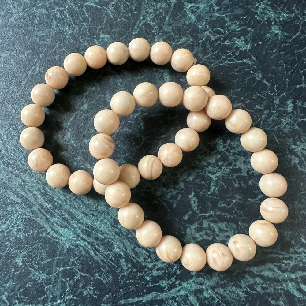 Elegant Tan Beaded Bracelet Set by Park Lane - Picture 4 of 4